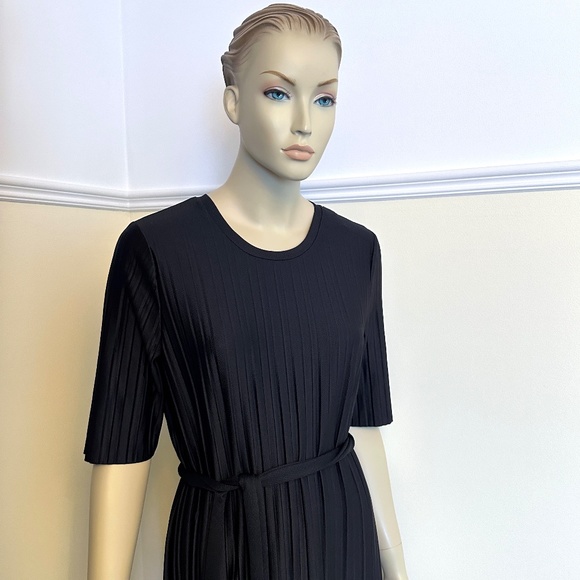 Selected Femme plisse midi dress - Picture 4 of 15